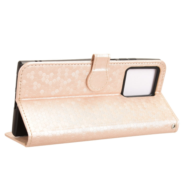 For HMD Skyline 5G Honeycomb Dot Texture Leather Phone Case