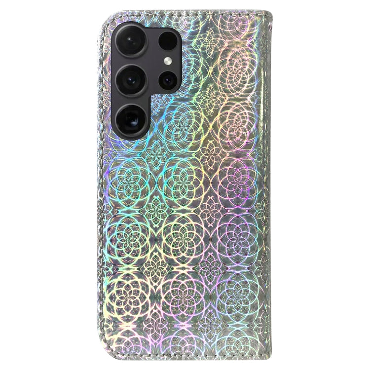 For Samsung Galaxy S25 Ultra 5G Colorful Magnetic Buckle Leather Phone Case