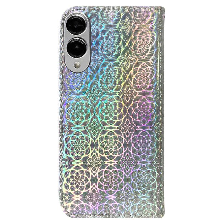 For Samsung Galaxy S25 Edge 5G Colorful Magnetic Buckle Leather Phone Case