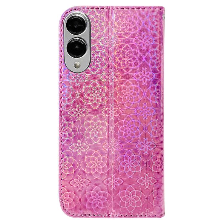 For Samsung Galaxy S25 Edge 5G Colorful Magnetic Buckle Leather Phone Case
