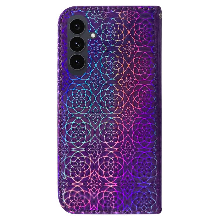 For Samsung Galaxy S25 FE 5G Colorful Magnetic Buckle Leather Phone Case