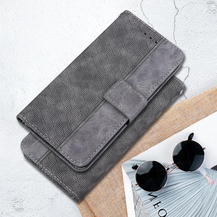 For Samsung Galaxy S26 5G Geometric Embossed Leather Phone Case