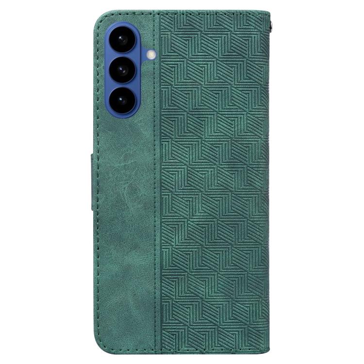 For Samsung Galaxy S26 5G Geometric Embossed Leather Phone Case