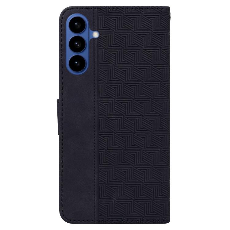 For Samsung Galaxy S26 5G Geometric Embossed Leather Phone Case