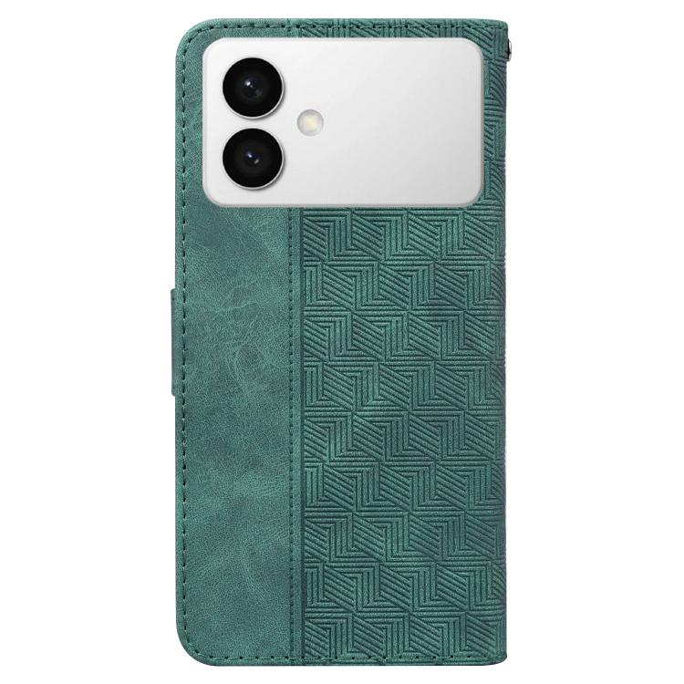 For Samsung Galaxy S26 Edge 5G Geometric Embossed Leather Phone Case