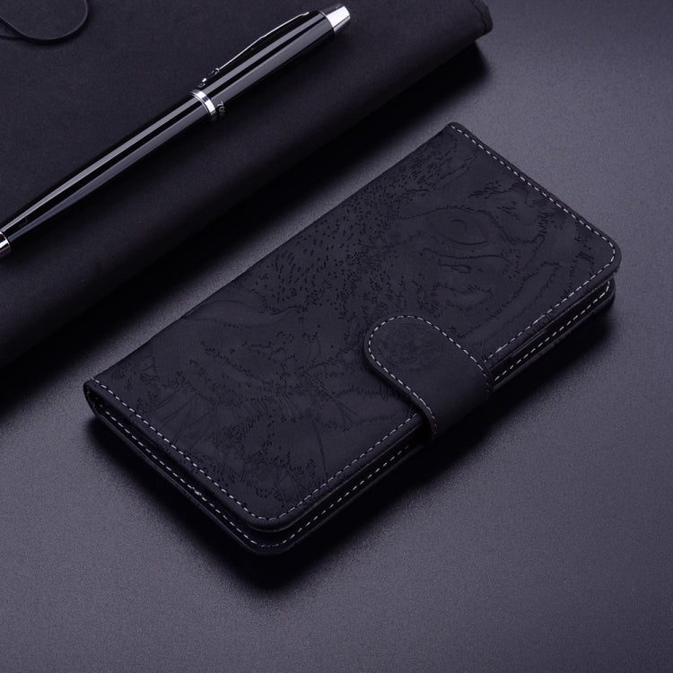 For Samsung Galaxy S24 FE 5G Tiger Embossing Pattern Flip Leather Phone Case