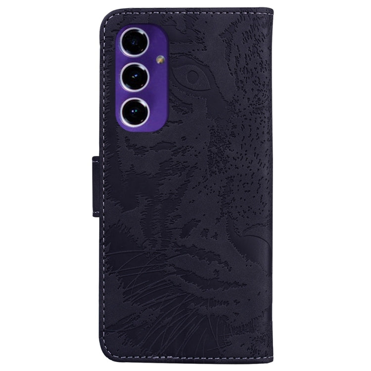For Samsung Galaxy S24 FE 5G Tiger Embossing Pattern Flip Leather Phone Case