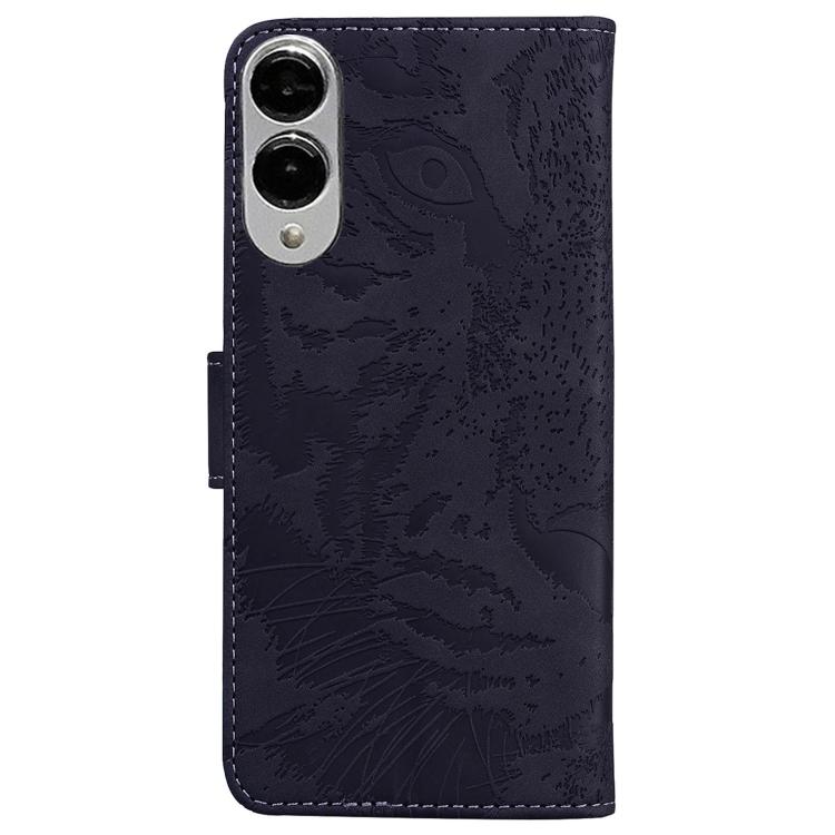 For Samsung Galaxy S25 Edge 5G Tiger Embossing Pattern Flip Leather Phone Case