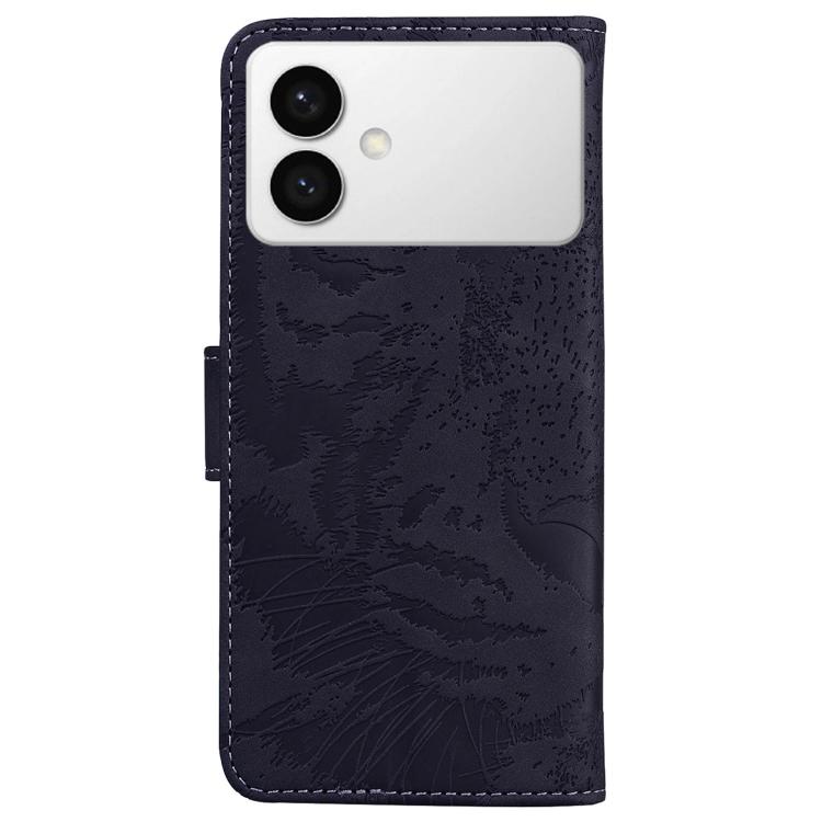 For Samsung Galaxy S26 Edge 5G Tiger Embossing Pattern Flip Leather Phone Case