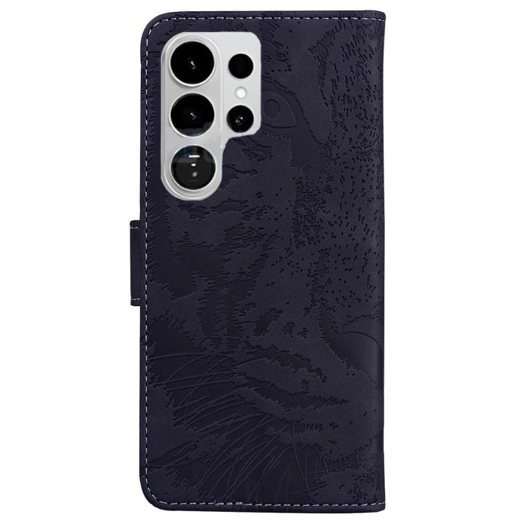 For Samsung Galaxy S26 Ultra 5G Tiger Embossing Pattern Flip Leather Phone Case