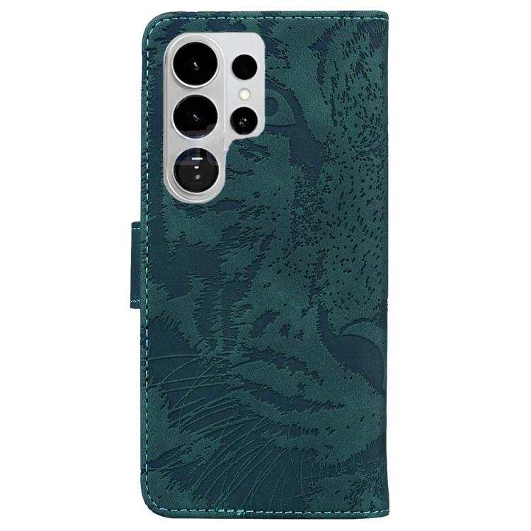 For Samsung Galaxy S26 Ultra 5G Tiger Embossing Pattern Flip Leather Phone Case