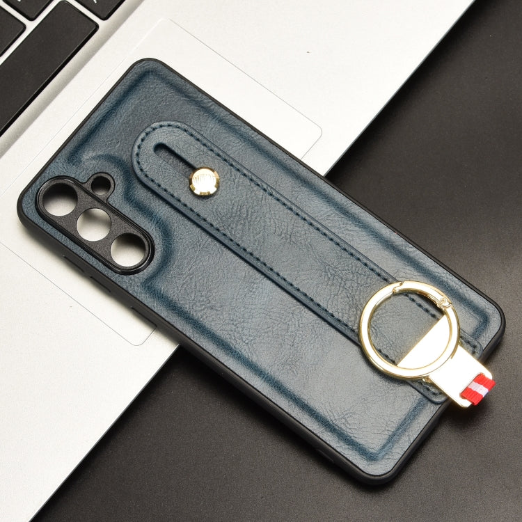 For Samsung Galaxy F55 / M55 / C55 5G Wristband Leather Back Phone Case