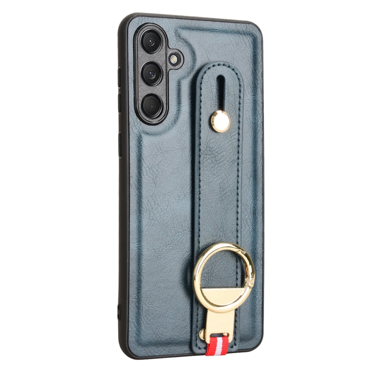 For Samsung Galaxy F55 / M55 / C55 5G Wristband Leather Back Phone Case