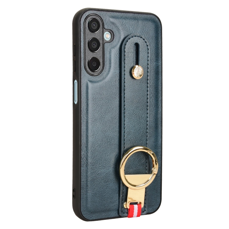 For Samsung Galaxy F15 5G / M15 5G Wristband Leather Back Phone Case