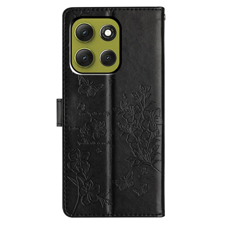 For Motorola Moto G86 5G Butterflies and Flowers Leather Phone Case