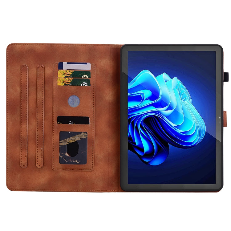 For itel Pad One 10.1 Lily Embossed Leather Tablet Case