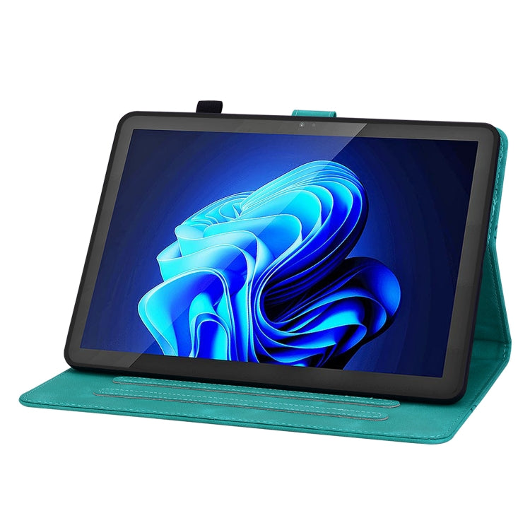 For itel Pad One 10.1 Lily Embossed Leather Tablet Case