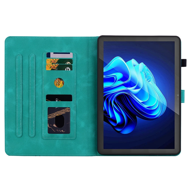 For itel Pad One 10.1 Lily Embossed Leather Tablet Case