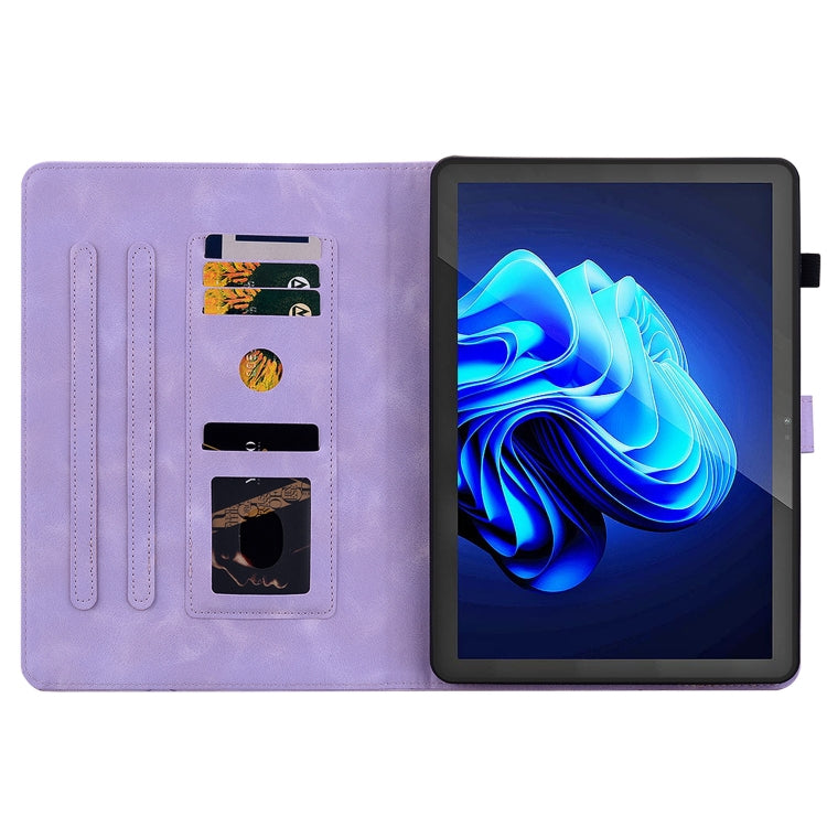 For itel Pad One 10.1 Lily Embossed Leather Tablet Case