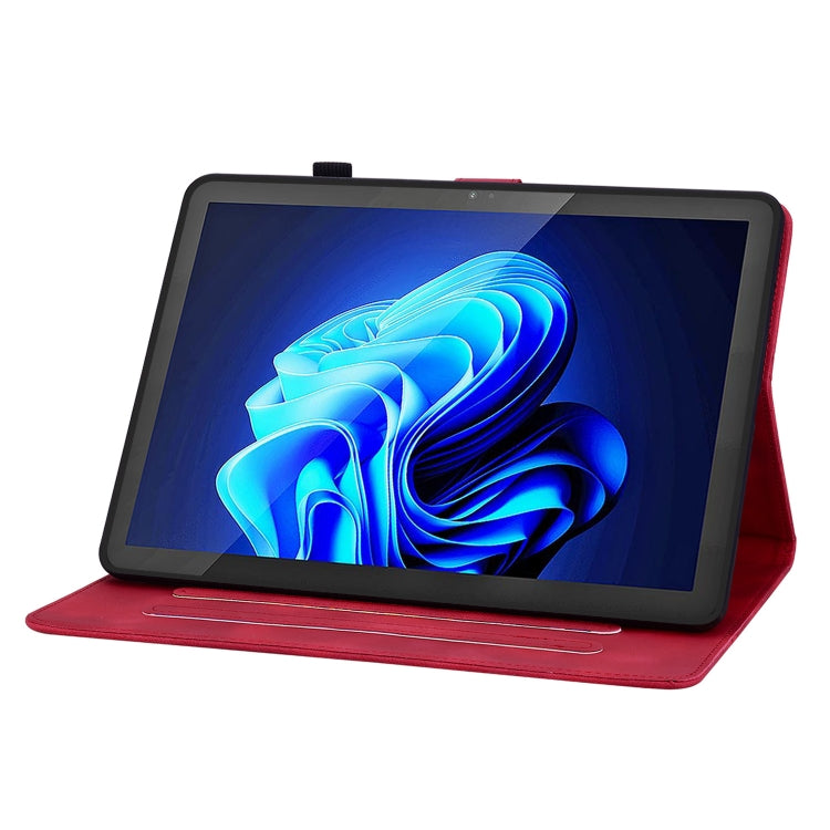 For itel Pad One 10.1 Lily Embossed Leather Tablet Case