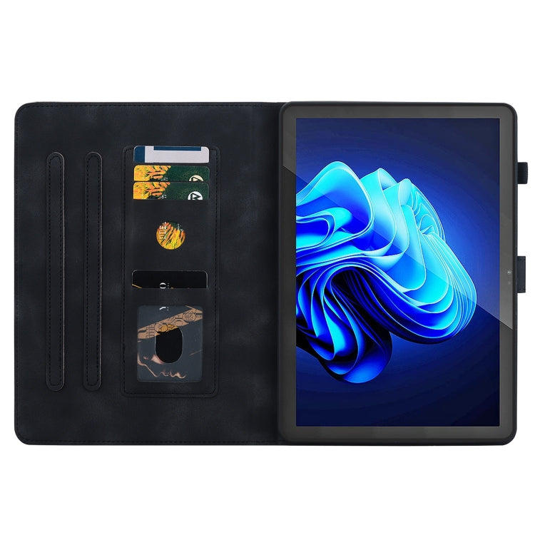 For itel Pad One 10.1 Lily Embossed Leather Tablet Case