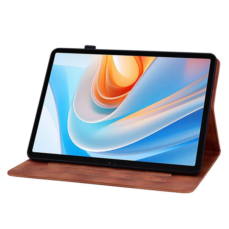 For itel VistaTab 30 Lily Embossed Leather Tablet Case