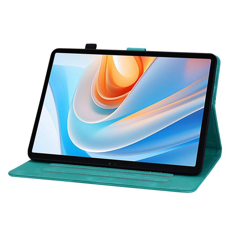 For itel VistaTab 30 Lily Embossed Leather Tablet Case