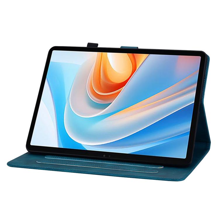For itel VistaTab 30 Lily Embossed Leather Tablet Case