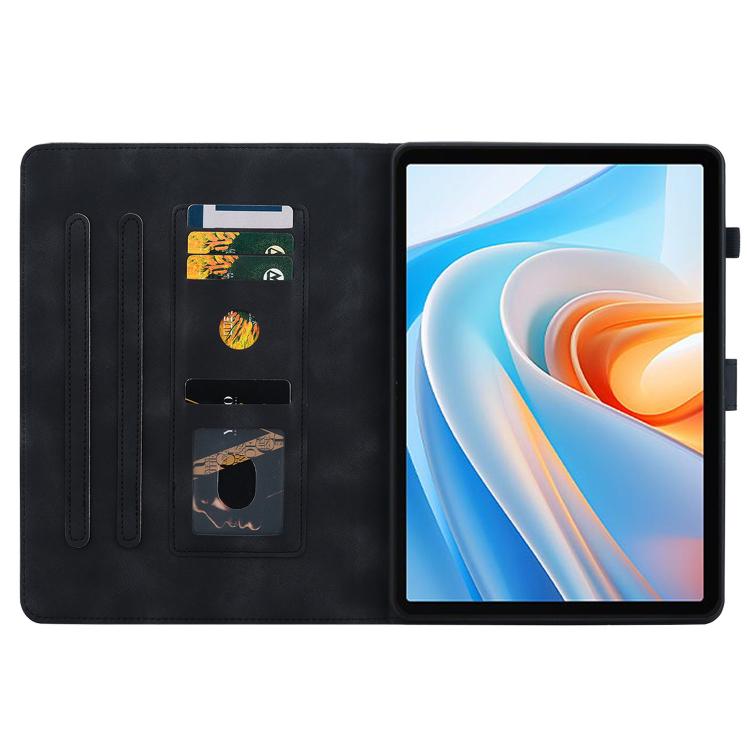 For itel VistaTab 30 Lily Embossed Leather Tablet Case