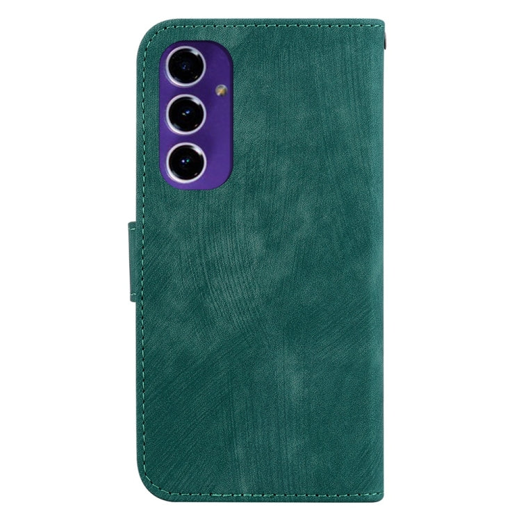 For Samsung Galaxy S24 FE 5G Little Tiger Embossed Leather Phone Case