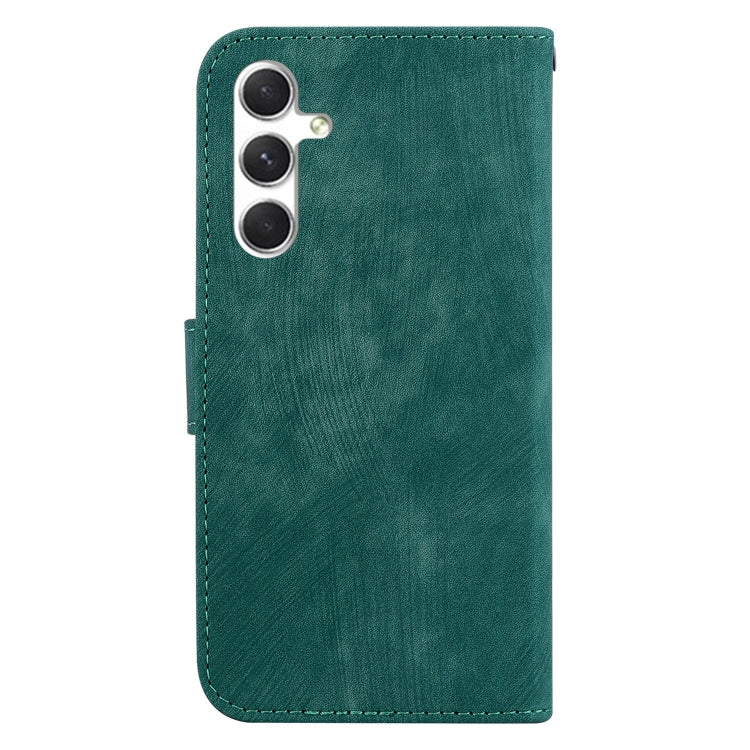 For Samsung Galaxy S25 5G Little Tiger Embossed Leather Phone Case