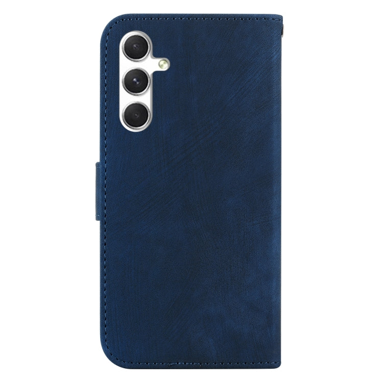 For Samsung Galaxy S25 5G Little Tiger Embossed Leather Phone Case