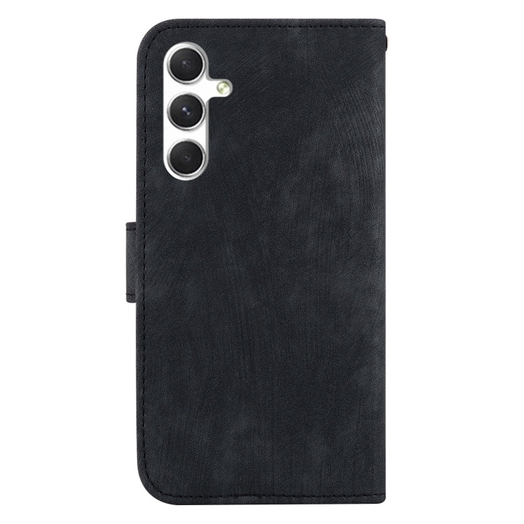 For Samsung Galaxy S25 5G Little Tiger Embossed Leather Phone Case