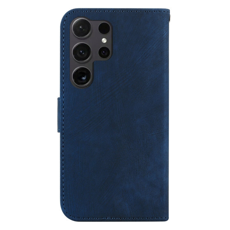 For Samsung Galaxy S25 Ultra 5G Little Tiger Embossed Leather Phone Case