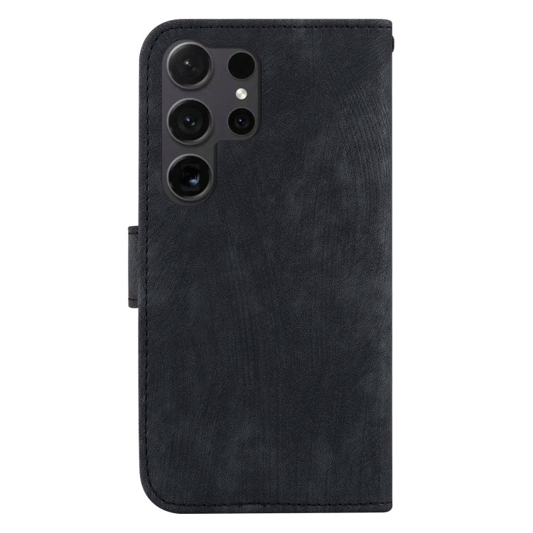 For Samsung Galaxy S25 Ultra 5G Little Tiger Embossed Leather Phone Case