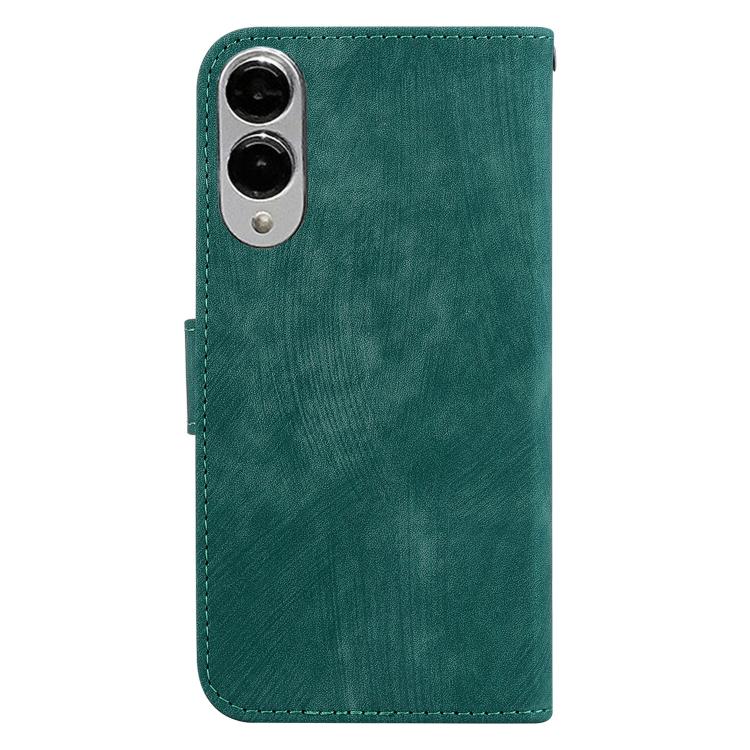 For Samsung Galaxy S25 Edge 5G Little Tiger Embossed Leather Phone Case