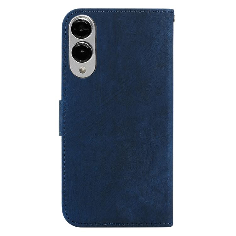 For Samsung Galaxy S25 Edge 5G Little Tiger Embossed Leather Phone Case