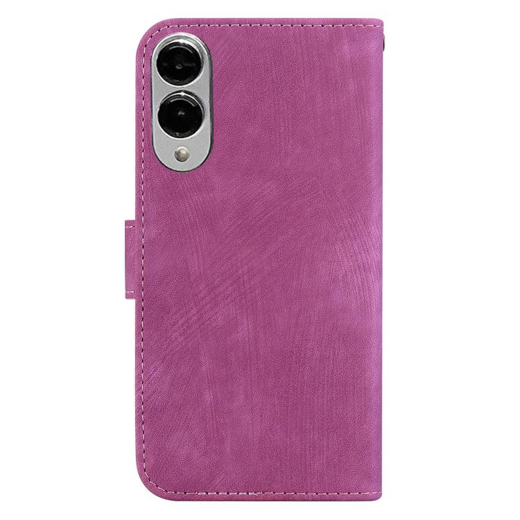 For Samsung Galaxy S25 Edge 5G Little Tiger Embossed Leather Phone Case