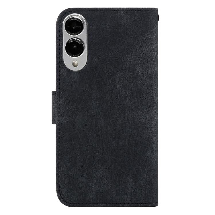 For Samsung Galaxy S25 Edge 5G Little Tiger Embossed Leather Phone Case