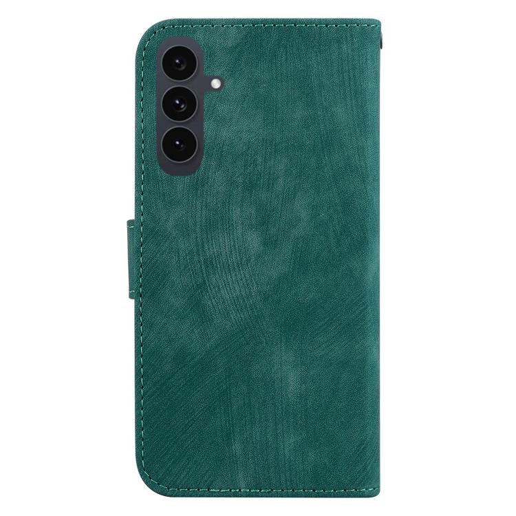 For Samsung Galaxy S25 FE 5G Little Tiger Embossed Leather Phone Case