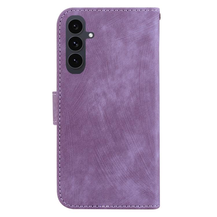 For Samsung Galaxy S25 FE 5G Little Tiger Embossed Leather Phone Case