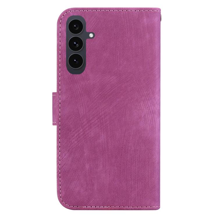 For Samsung Galaxy S25 FE 5G Little Tiger Embossed Leather Phone Case