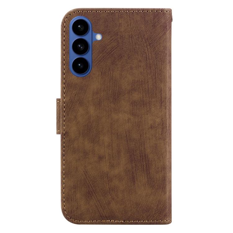 For Samsung Galaxy S26 5G Little Tiger Embossed Leather Phone Case