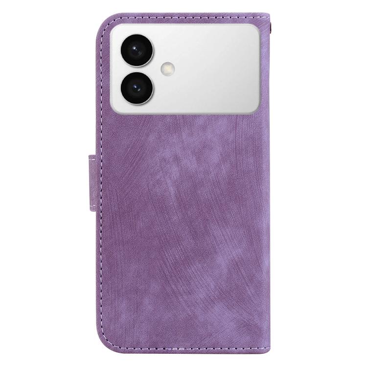 For Samsung Galaxy S26 Edge 5G Little Tiger Embossed Leather Phone Case