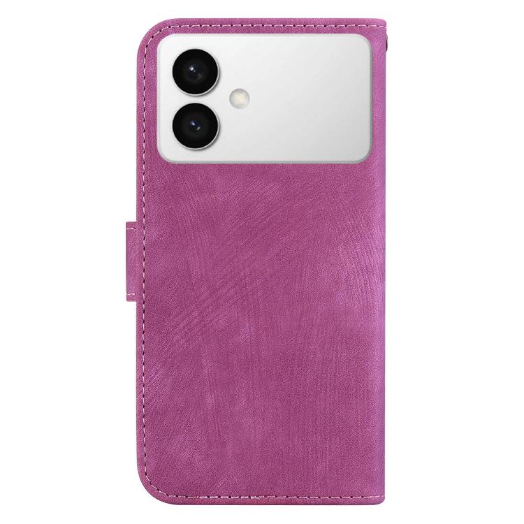 For Samsung Galaxy S26 Edge 5G Little Tiger Embossed Leather Phone Case
