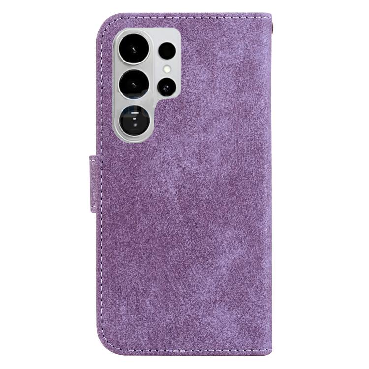 For Samsung Galaxy S26 Ultra 5G Little Tiger Embossed Leather Phone Case