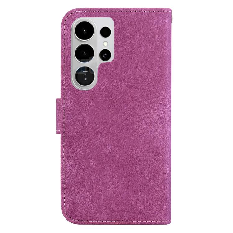 For Samsung Galaxy S26 Ultra 5G Little Tiger Embossed Leather Phone Case
