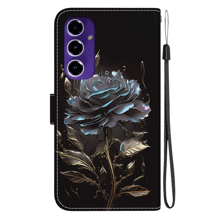 For Samsung Galaxy S24 FE 5G Crystal Texture Colored Drawing Leather Phone Case