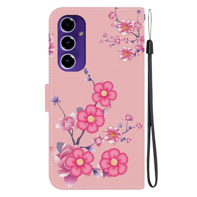 For Samsung Galaxy S24 FE 5G Crystal Texture Colored Drawing Leather Phone Case