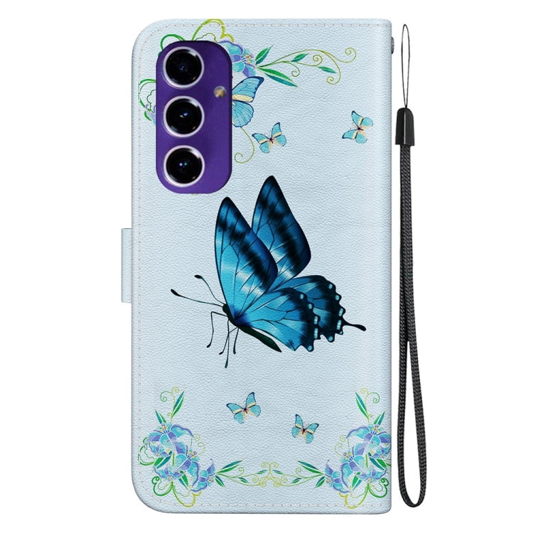 For Samsung Galaxy S24 FE 5G Crystal Texture Colored Drawing Leather Phone Case